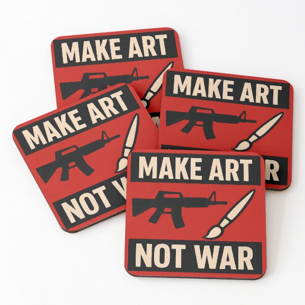 Item preview, Anti-War Protest - Make Art, Not War designed and sold by ZibiArt.