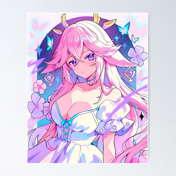 Item preview, Blooming Love - Yae Miko designed and sold by l00llaby.