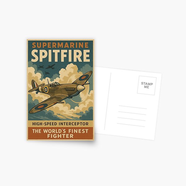 Item preview, Supermarine Spitfire Poster designed and sold by Start-Aviation.