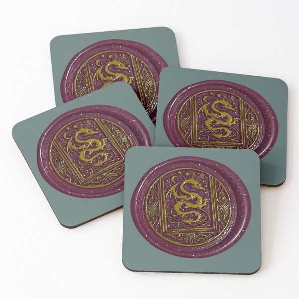 Item preview, Wax Seal - Dragon, purple/gold designed and sold by Elinda96.