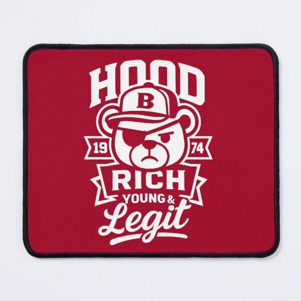 Item preview, Hood Rich Thug Bear designed and sold by AiPixals.