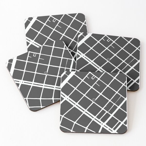 Item preview, Bourbon Street – Minimalist New Orleans Map designed and sold by Penzilla.