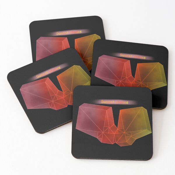 Item preview, Sunset stones designed and sold by Sleekfox02356.