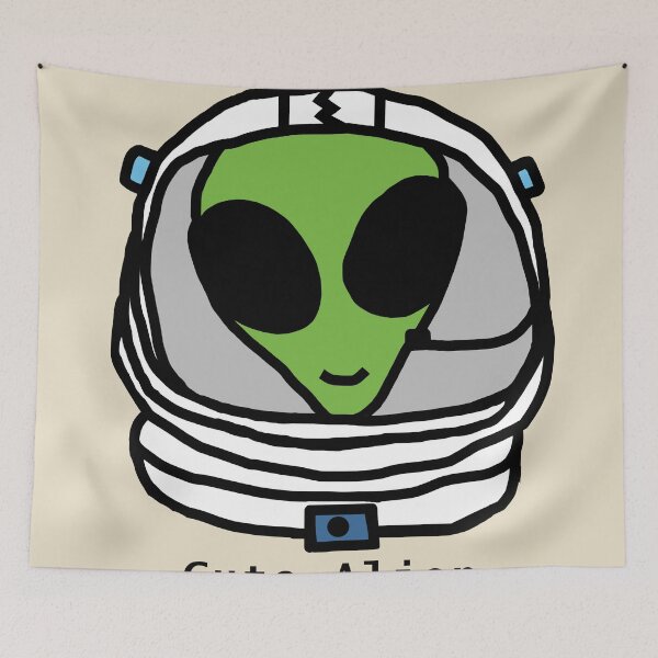 Item preview, Cute Alien Portrait designed and sold by ellenhenry.