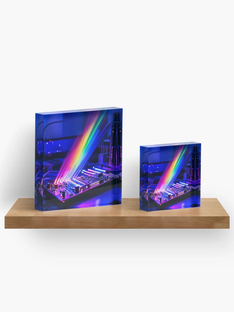 Thumbnail 3 of 5, Acrylic Block, Arduino Spectral Lights designed and sold by ArduinoFactory.