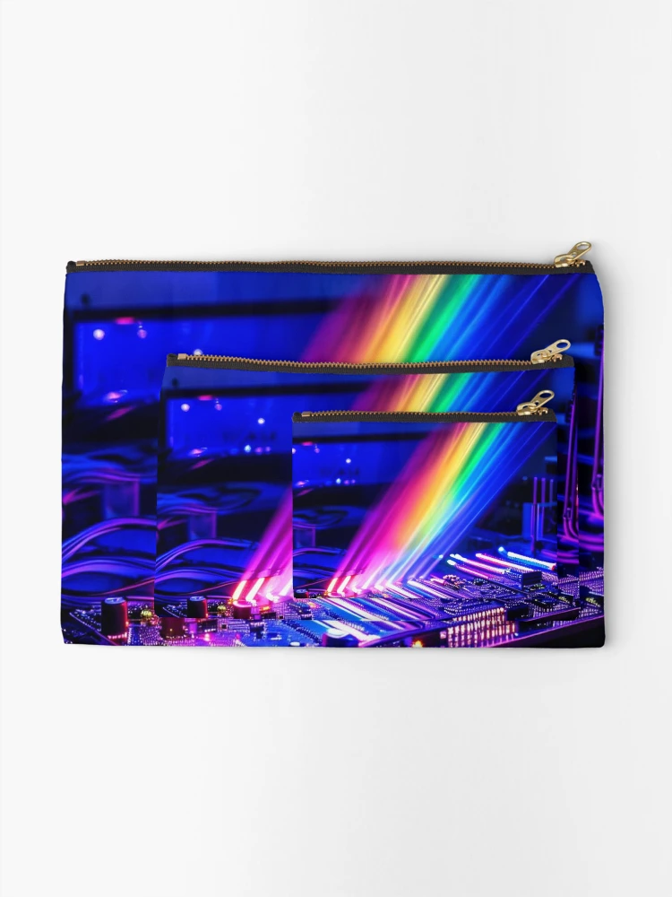 Thumbnail 2 of 4, Zipper Pouch, Arduino Spectral Lights designed and sold by ArduinoFactory.