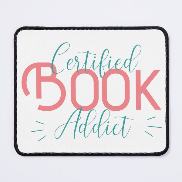 Item preview, Certified Book Addict Pastel Typography designed and sold by AvviareArt.