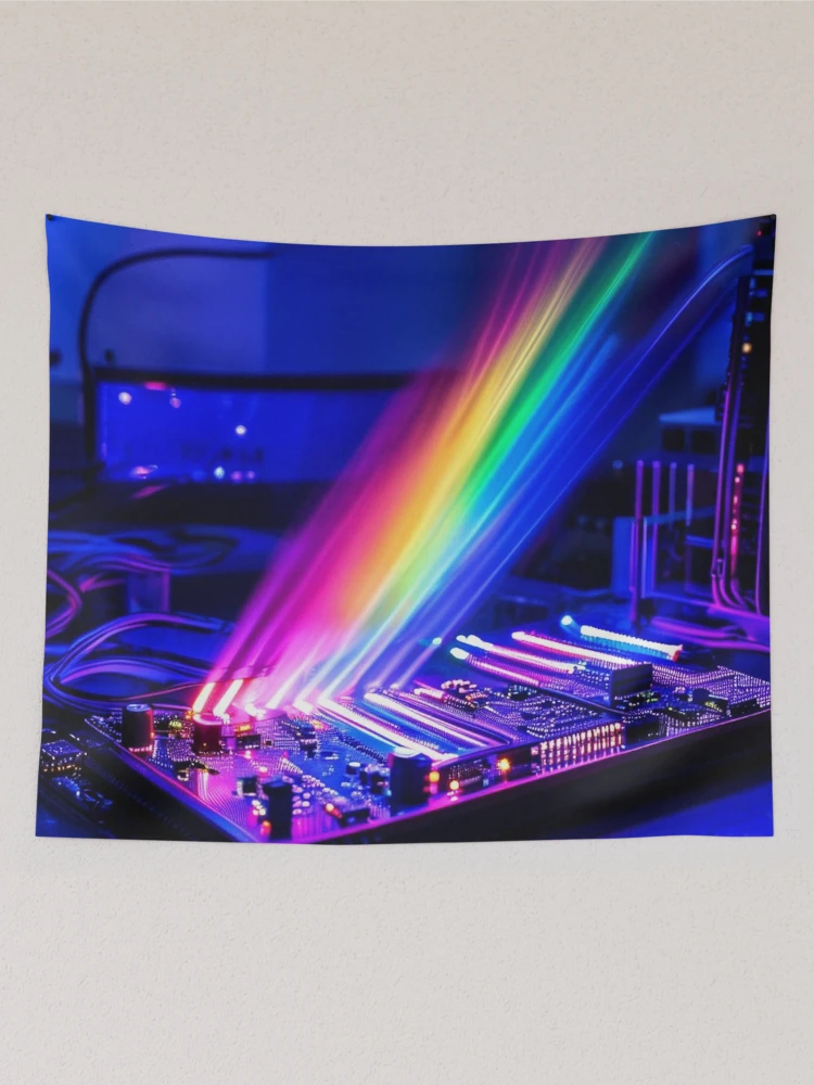 Thumbnail 2 of 3, Tapestry, Arduino Spectral Lights designed and sold by ArduinoFactory.