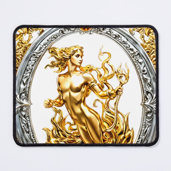 Item preview, Golden Flame Goddess designed and sold by OvidiumArt.