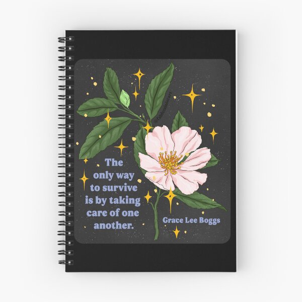Item preview, The only way to survive is by taking care of each other, Grace Lee Boggs designed and sold by fabfeminist.