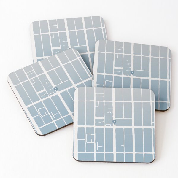 Item preview, Michigan Avenue – Minimalist Chicago Map designed and sold by Penzilla.