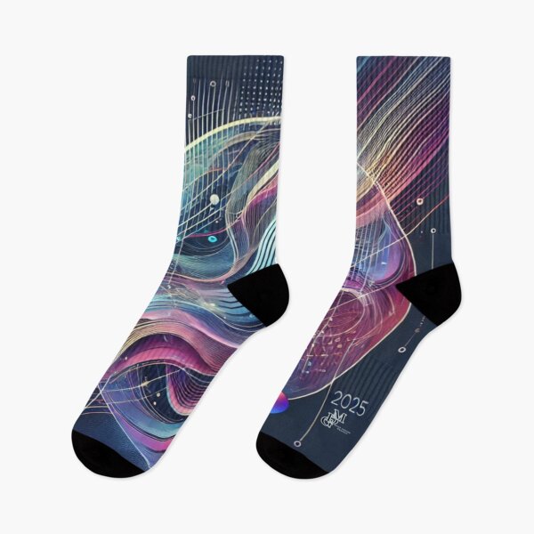 Item preview, "Cosmic Flow 2025: Digital Harmonies" designed and sold by mark design graphic.
