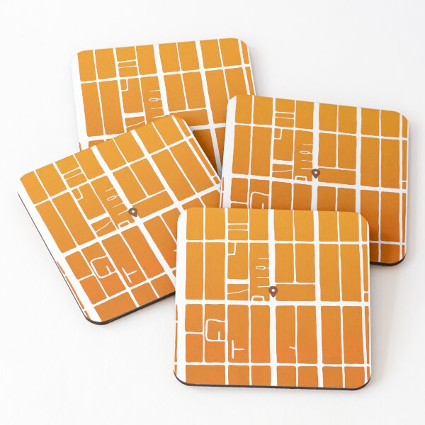 Item preview, Michigan Avenue – Minimalist Chicago Map designed and sold by Penzilla.