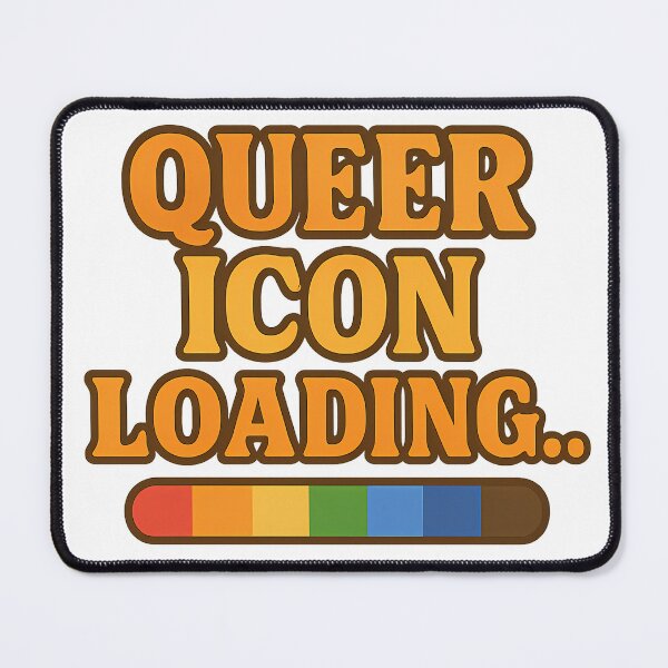 Item preview, Queer Icon Loading – Retro Pride Design designed and sold by Haus Of Sin.