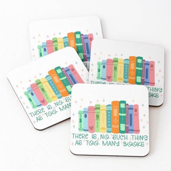 Item preview, Too Many Books Bookstack Illustration designed and sold by AvviareArt.