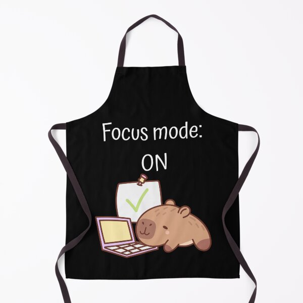 Item preview, Capybara in Focus Mode – Task Complete Vibes designed and sold by Charlie-Zone.