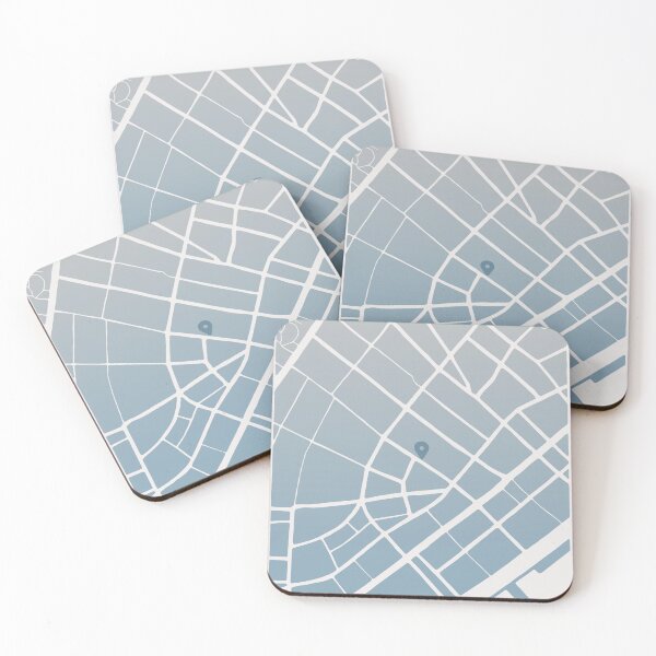 Item preview, Wall Street – Minimalist New York Map (Boho Edition) designed and sold by Penzilla.