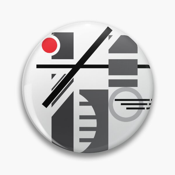 Item preview, Futuristic Minimalist Geometric Abstract Art – Rectangles, Circles & Stripes designed and sold by GTArchilance25.