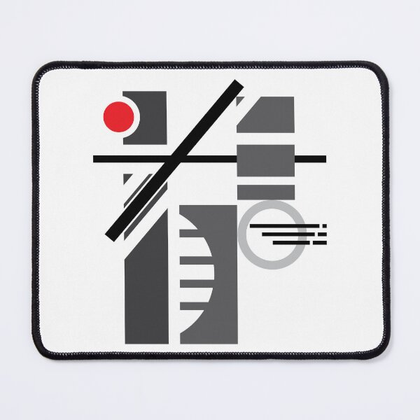 Item preview, Futuristic Minimalist Geometric Abstract Art – Rectangles, Circles & Stripes designed and sold by GTArchilance25.