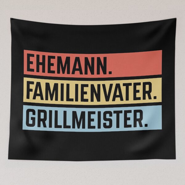 Item preview, Husband Family Father Grill Master (Dad / Grilling / 3C) designed and sold by MrFaulbaum.