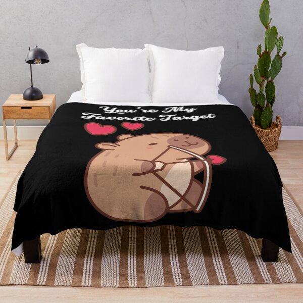 Item preview, Capybara Cupid – You’re My Favourite Target designed and sold by Charlie-Zone.