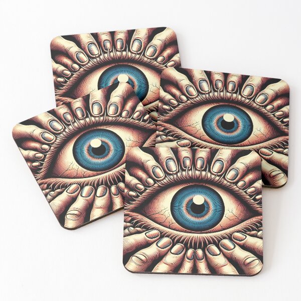 Item preview, Surreal Eye Surrounded by Grasping Hands designed and sold by FusionGaze.