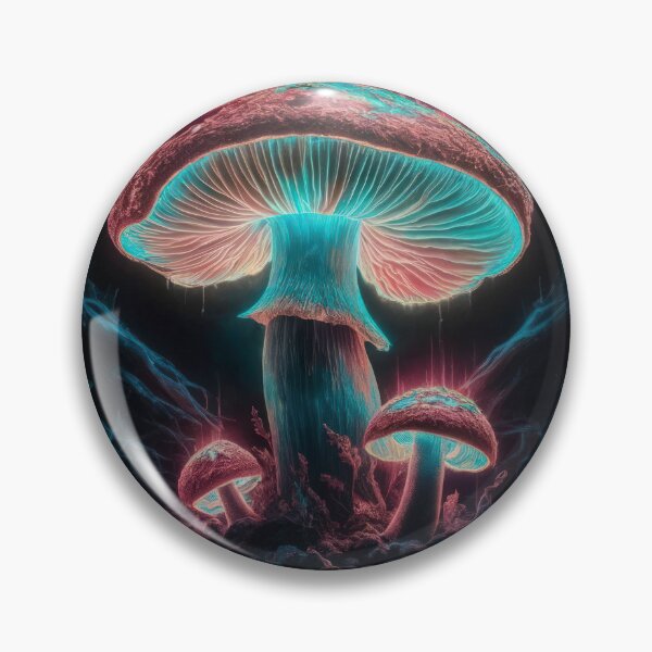 Item preview,  Spring fantasy  colorful mushrooms neon,Bloom Boom,Spring,floral designed and sold by Expressions-Sel.