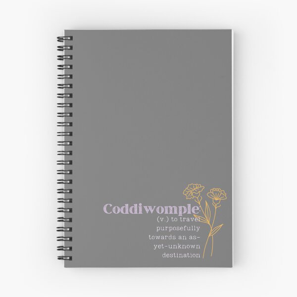 Item preview, Coddiwomple | Minimalist Golden Flower Travel Quote Design | Lavender & Gold designed and sold by thistledewcraft.