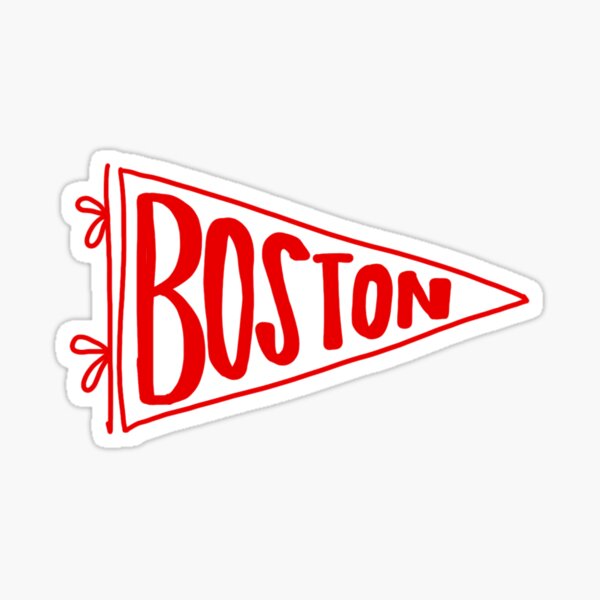 Item preview, boston old school pennant designed and sold by ulrikabrameus.