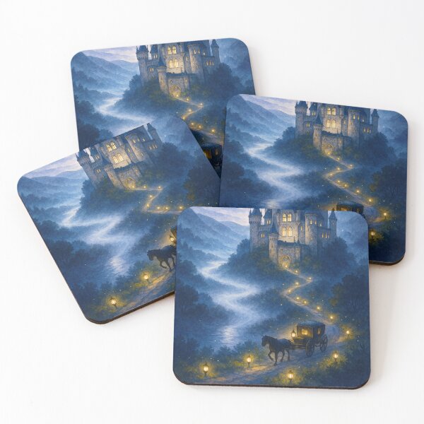 Item preview, Moonlit Castle Journey – Fairytale Fantasy Carriage designed and sold by miubiyori.