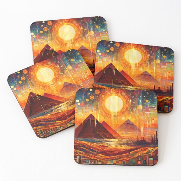 Item preview, Pyramid Dawn designed and sold by Stoneflower-Art.