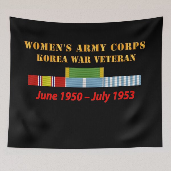 Aperçu de l'œuvre Armée - Corps féminin de l'armée - Vétéran de la guerre de Corée - 1950-1953 - WAC - NDSM - KOREA SVC WAR créée et vendue par Military Insignia Products.