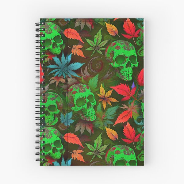 Item preview, Tribal Skulls Abstract Pattern Hemp plants Leaf designed and sold by MindWave THC.