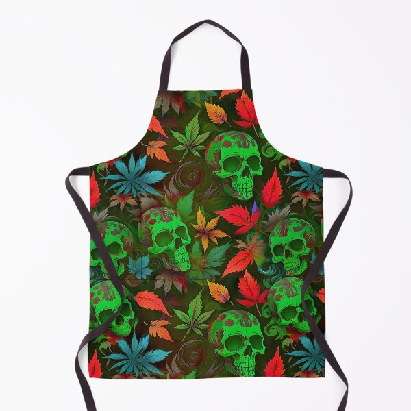 Item preview, Tribal Skulls Abstract Pattern Hemp plants Leaf designed and sold by MindWave THC.