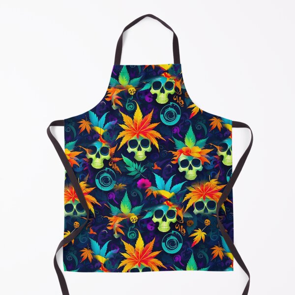 Item preview, Tribal Skulls Abstract Pattern Hemp plants Leaf designed and sold by MindWave THC.