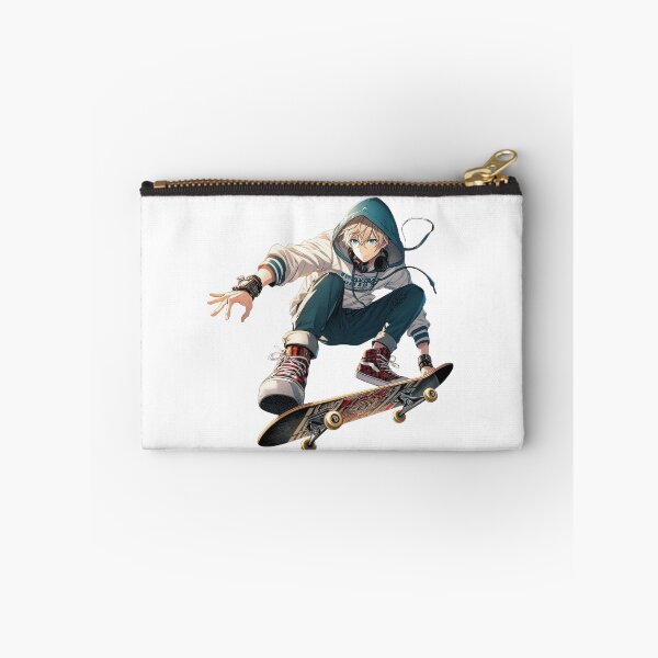 Item preview, Dynamic Anime Skateboarder designed and sold by DixieGirlStudio.