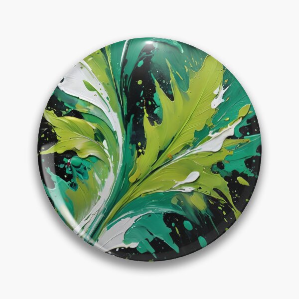 Item preview, green smudge art 2  designed and sold by SanchillShop.