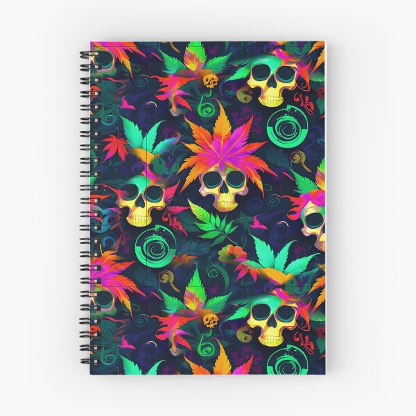 Item preview, Tribal Skulls Abstract Pattern Hemp Plants Leaf designed and sold by MindWave THC.