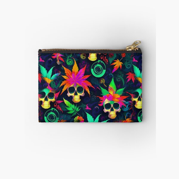 Item preview, Tribal Skulls Abstract Pattern Hemp Plants Leaf designed and sold by MindWave THC.