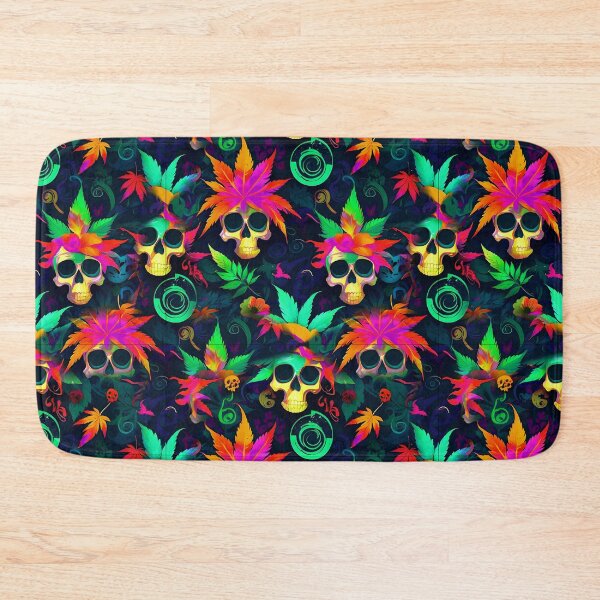 Item preview, Tribal Skulls Abstract Pattern Hemp Plants Leaf designed and sold by MindWave THC.