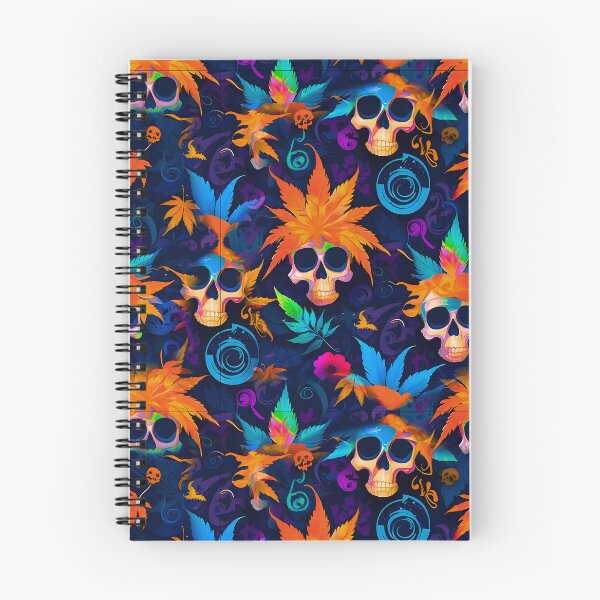 Item preview, Tribal Skulls Abstract Pattern Hemp plants Leaf designed and sold by MindWave THC.