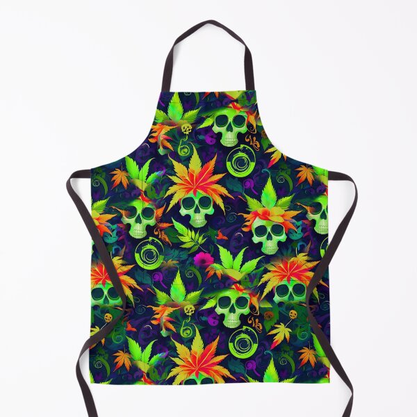 Item preview, Tribal Skulls Abstract Pattern Hemp plants Leaf designed and sold by MindWave THC.
