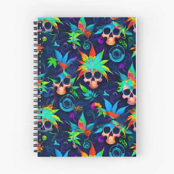 Item preview, Tribal Skulls Abstract Pattern Hemp plants Leaf designed and sold by MindWave THC.