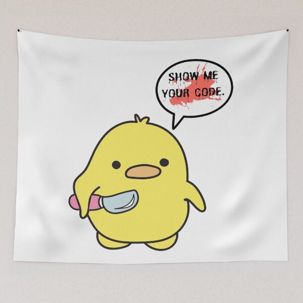 Item preview, Developer Rubber Duckie,Say Show Me Your Code designed and sold by Redstrawberry13.