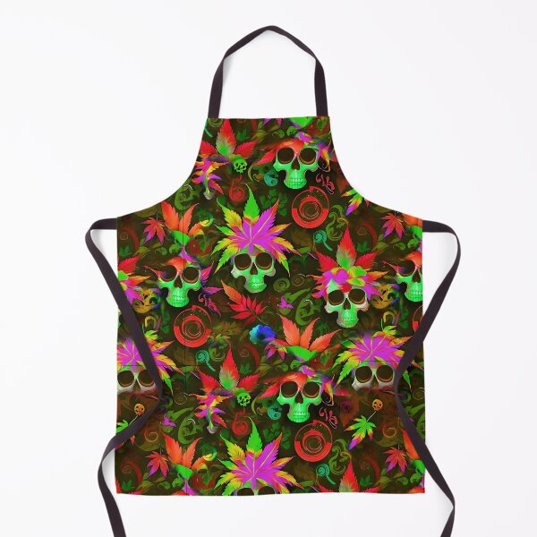 Item preview, Tribal Skulls Abstract Pattern Hemp plants Leaf designed and sold by MindWave THC.