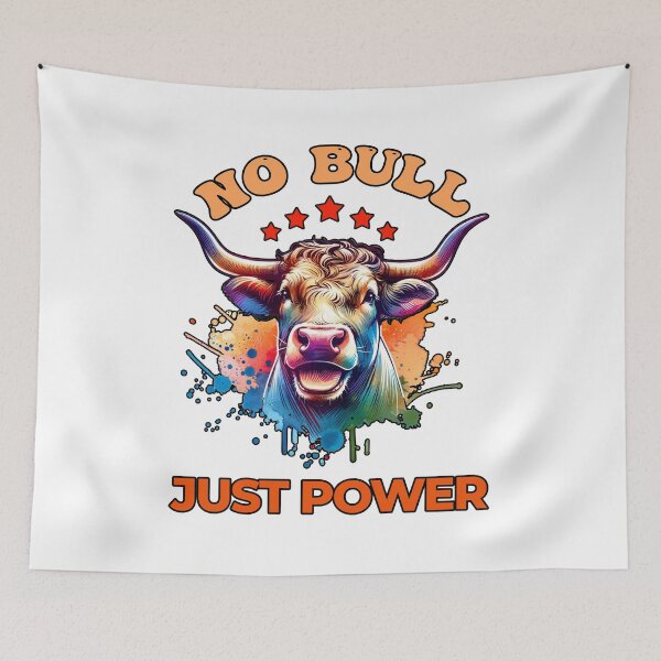 Item preview, No Bull Just Power designed and sold by AleksaDesignMTL.