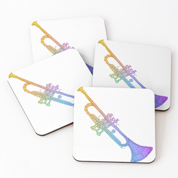 Artikelvorschau, Bunte Jazz-Trompete entworfen und verkauft von Spike The Punch Design Co..