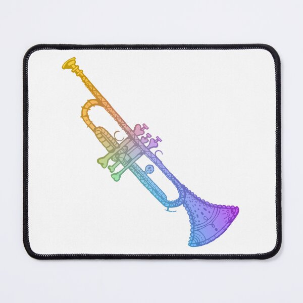 Item preview, Colorful Jazz Trumpet designed and sold by Spike The Punch Design Co..