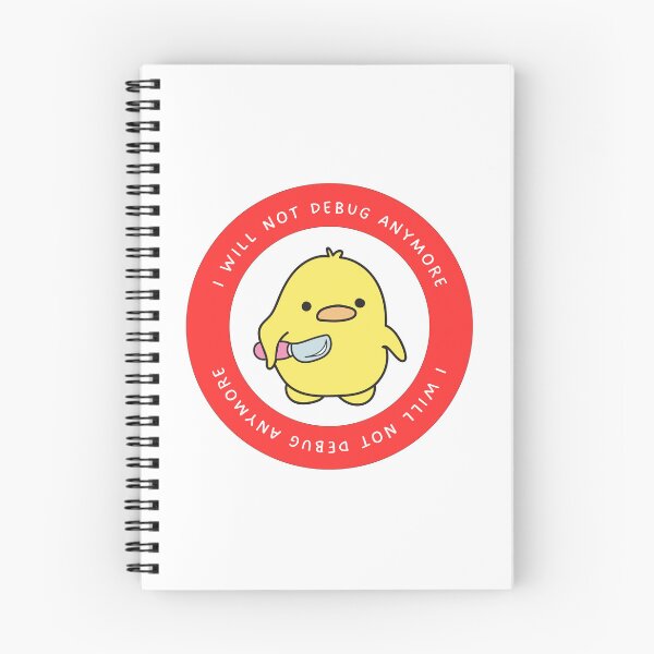 Item preview, Copy of Developer Rubber Duckie,Say I will not debug anymore designed and sold by Redstrawberry13.