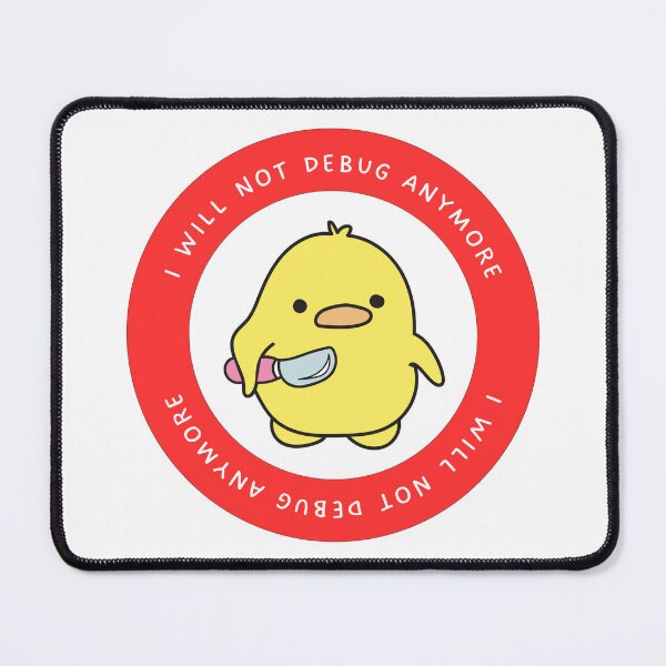 Item preview, Copy of Developer Rubber Duckie,Say I will not debug anymore designed and sold by Redstrawberry13.